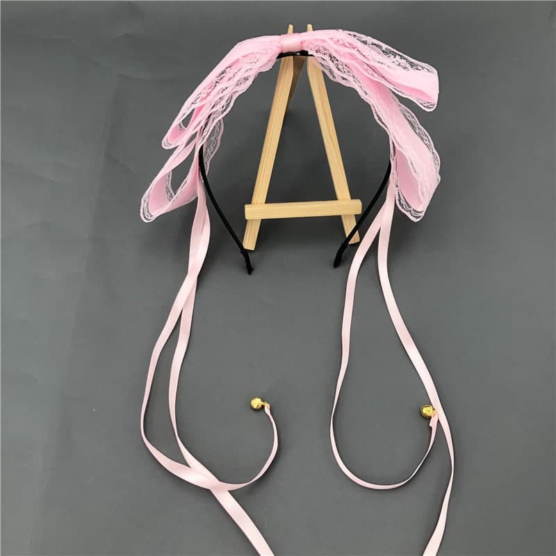 ロリータファッション【甘ロリータ】リボンベルカチューシャ/ヘッドドレス ロリータファッション
