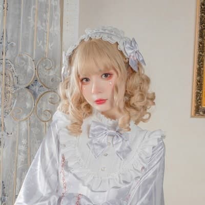 【甘ロリータ】ビンテージロリータボンネット ロリータファッション