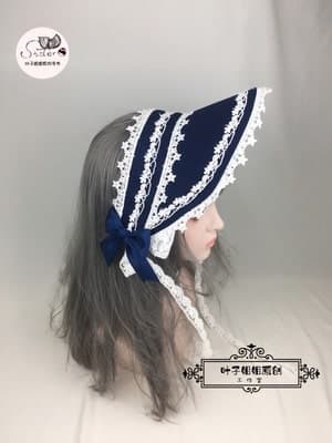 【甘ロリータ】ロリータフリルボンネット ロリータファッション