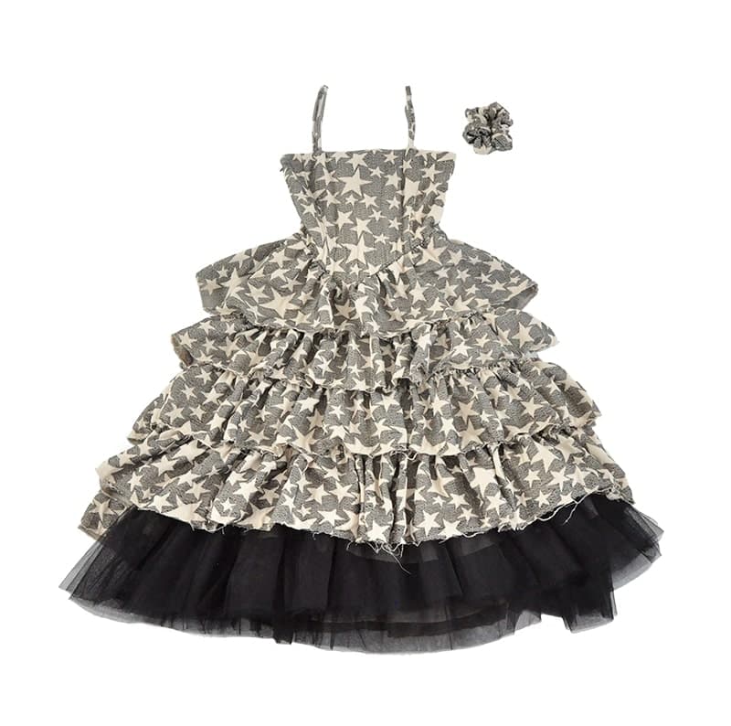 ロリータファッション 【クラシカルロリータ】】星の柄が特徴的なロリータドレス