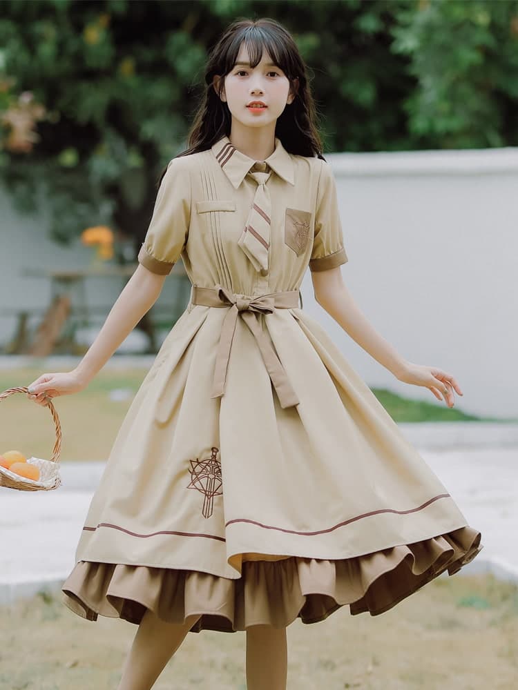 【クラシカルロリータ】学生風ロリータワンピース ロリータファッション