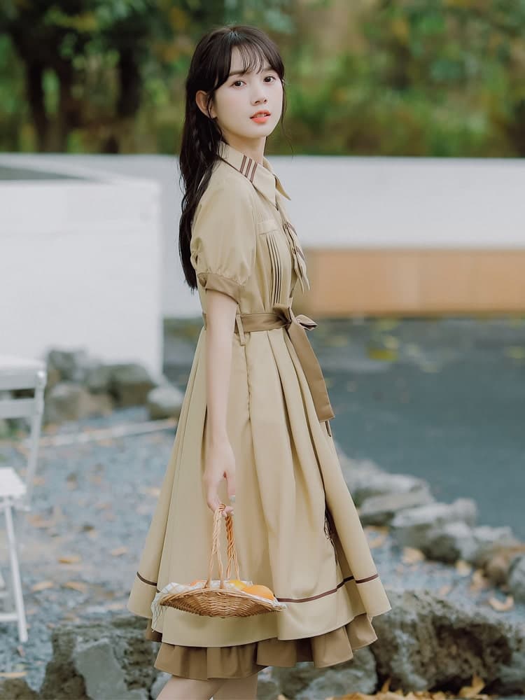 【クラシカルロリータ】学生風ロリータワンピース ロリータファッション