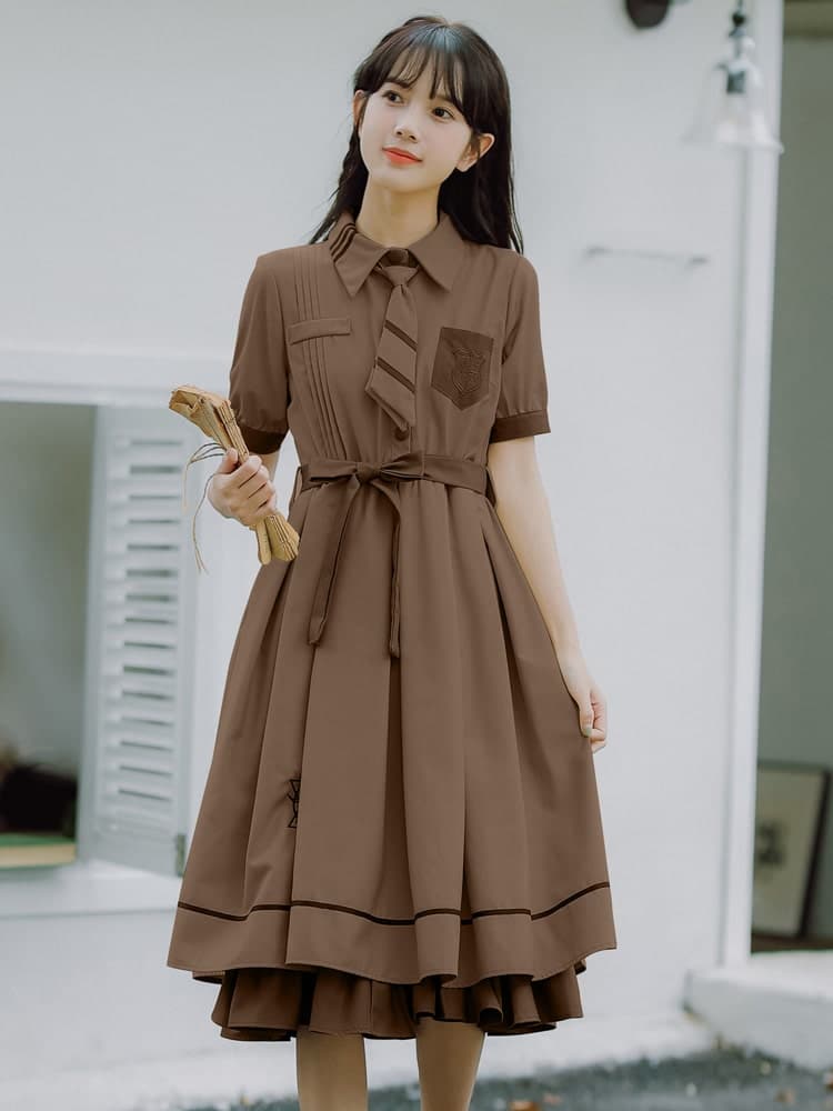 【クラシカルロリータ】学生風ロリータワンピース ロリータファッション