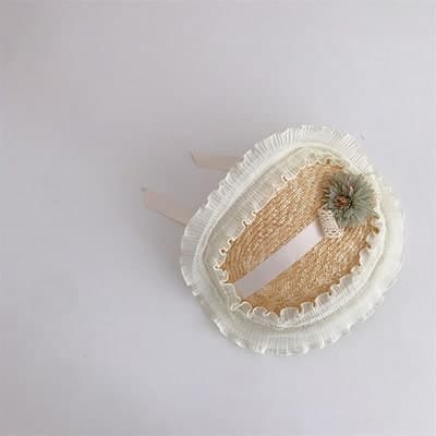 【甘ロリータ】ナチュラル麦わらボンネット ロリータファッション