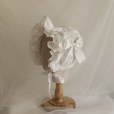 【甘ロリータ】キッズサイズロリータキャップ ロリータファッション