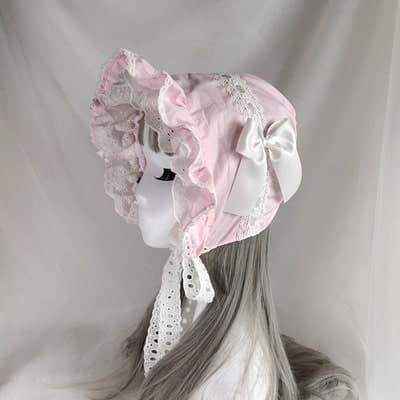 【甘ロリータ】キッズサイズロリータキャップ ロリータファッション