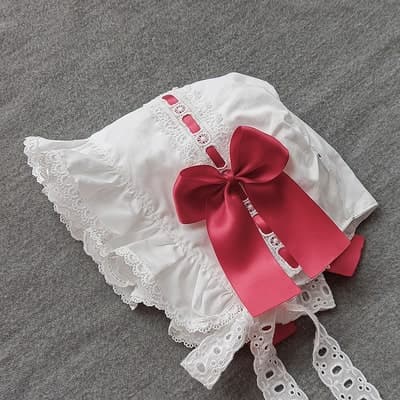 【甘ロリータ】キッズサイズロリータキャップ ロリータファッション