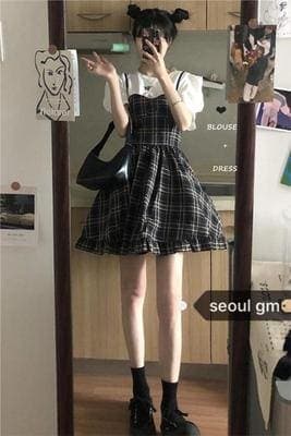 ロリータファッション【甘ロリータ】サスペンダードレス ロリータファッション