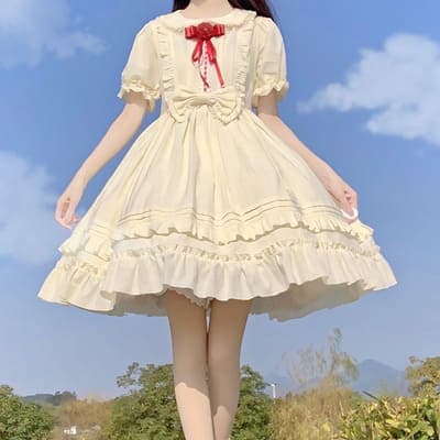ロリータファッション【甘ロリータ】ヴェルサイユライトロードレス ロリータファッション