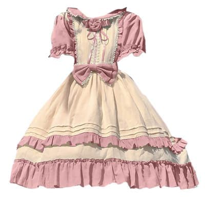 ロリータファッション【甘ロリータ】ヴェルサイユライトロードレス ロリータファッション