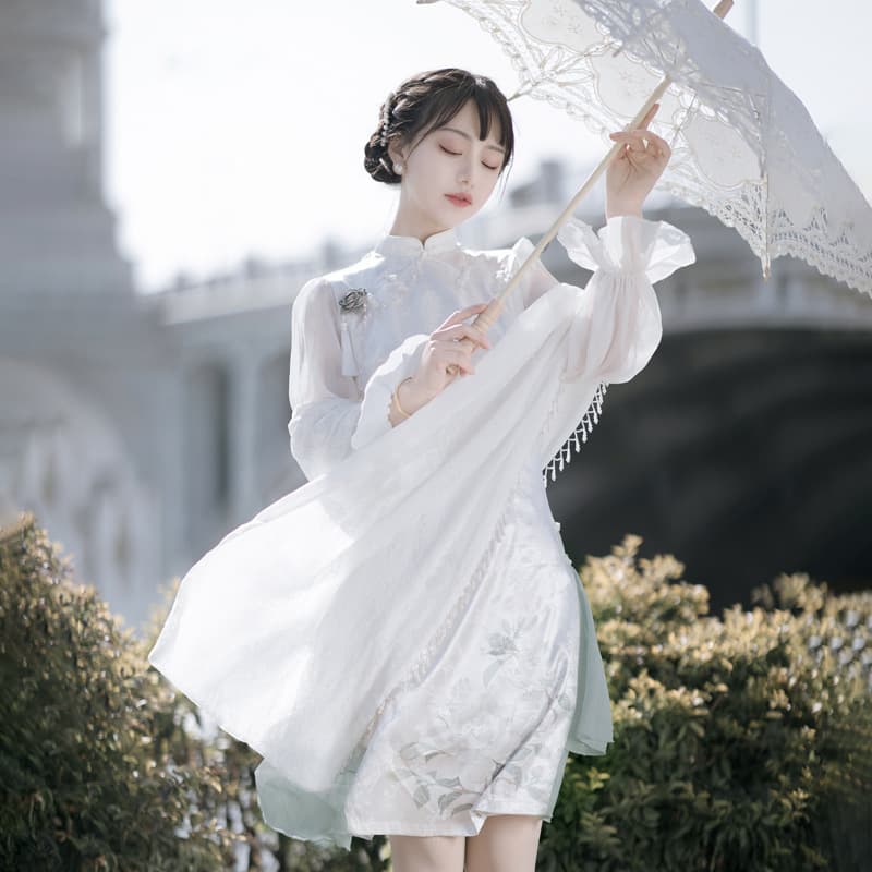 【和風ロリータ】シンプルドレス ロリータファッション