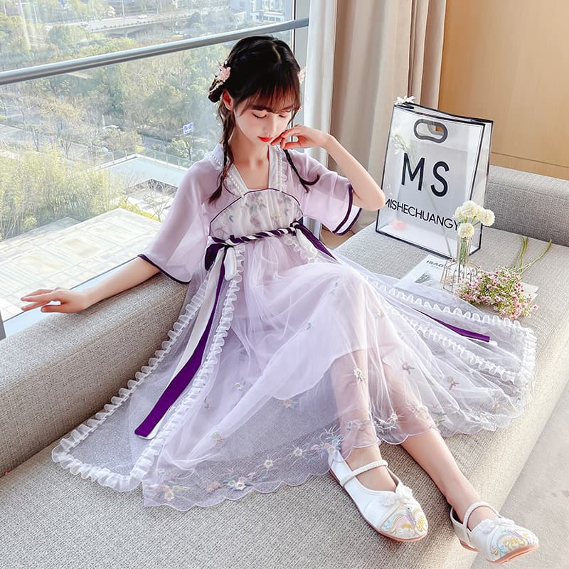 ロリータファッション【和風ロリータ】レースワンピース