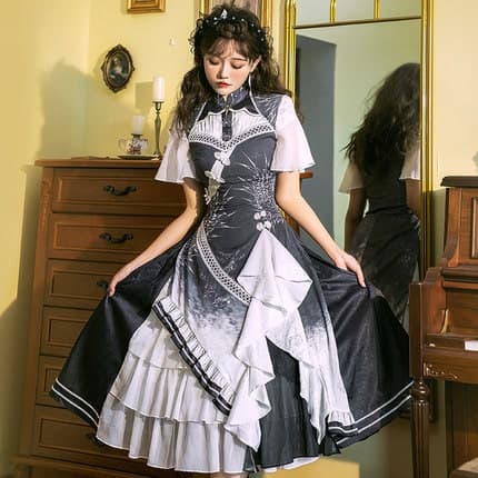 【中華ロリータ】チャイナドレス ロリータファッション