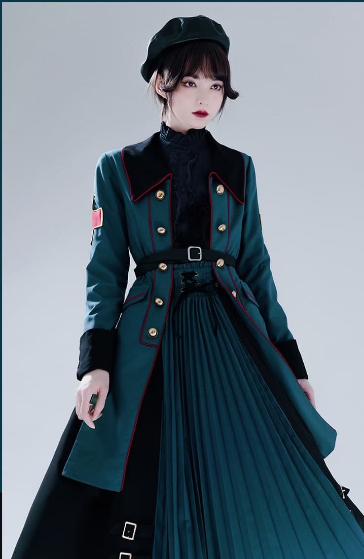 【軍服ロリータ】魔女風ドレス 【ゴスロリ】