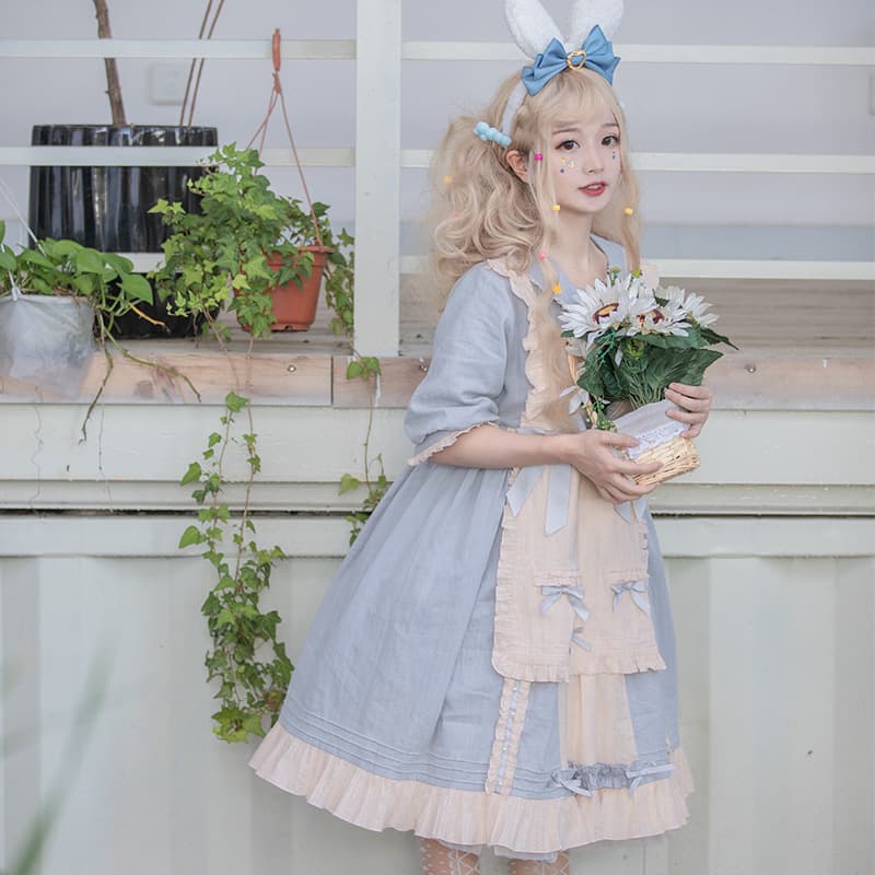 【甘ロリータ】夏のクリームドレス