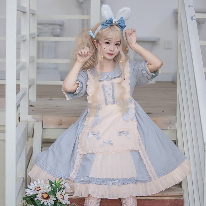 【甘ロリータ】夏のクリームドレス