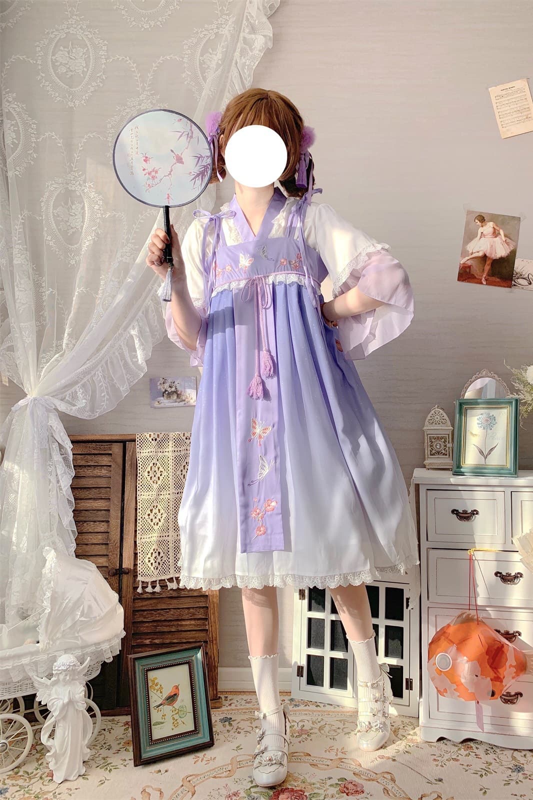 【甘ロリータ】チャイニーズエレメントロースカート