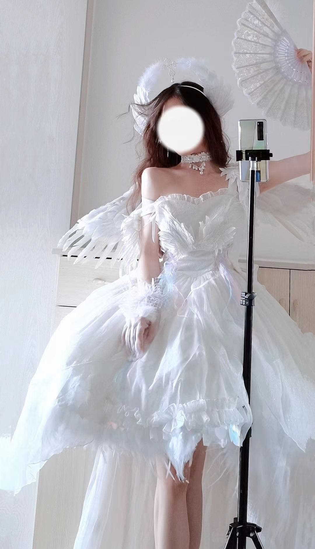 【ゴスロリ】スワンバレエ風ゴージャスロリータ