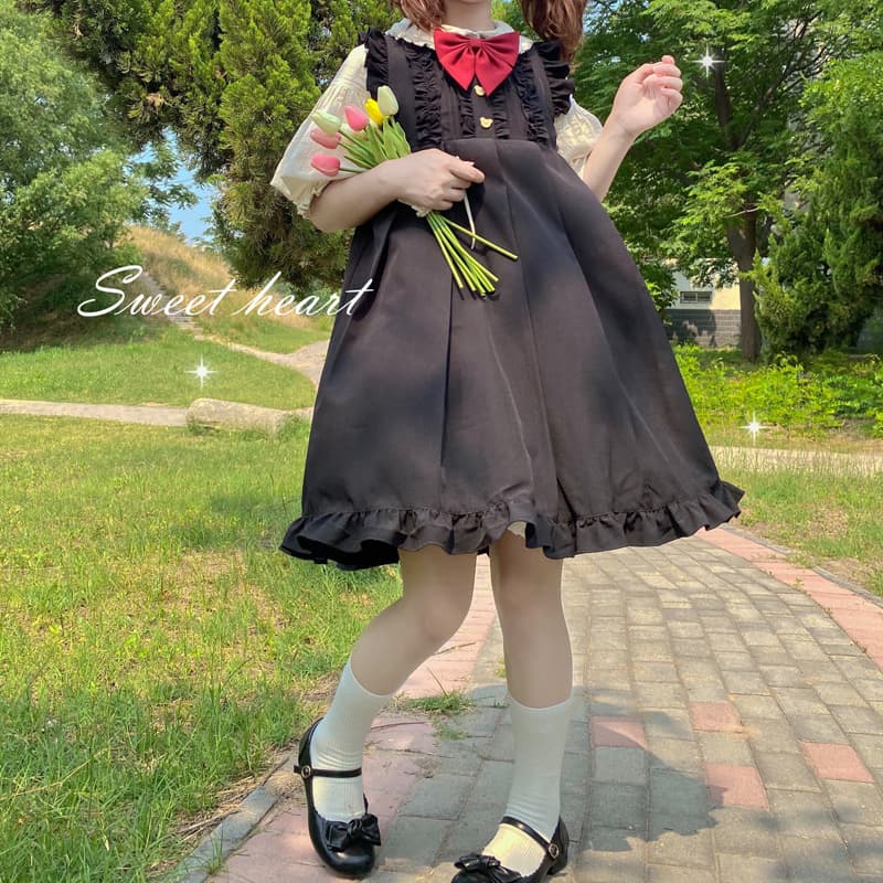 ロリータファッション【ゴスロリ】ヴィンテージミルクパーティーロリータ