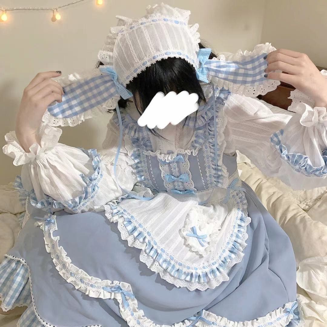 【甘ロリータ】オリジナルスポットプリンセスロリータ
