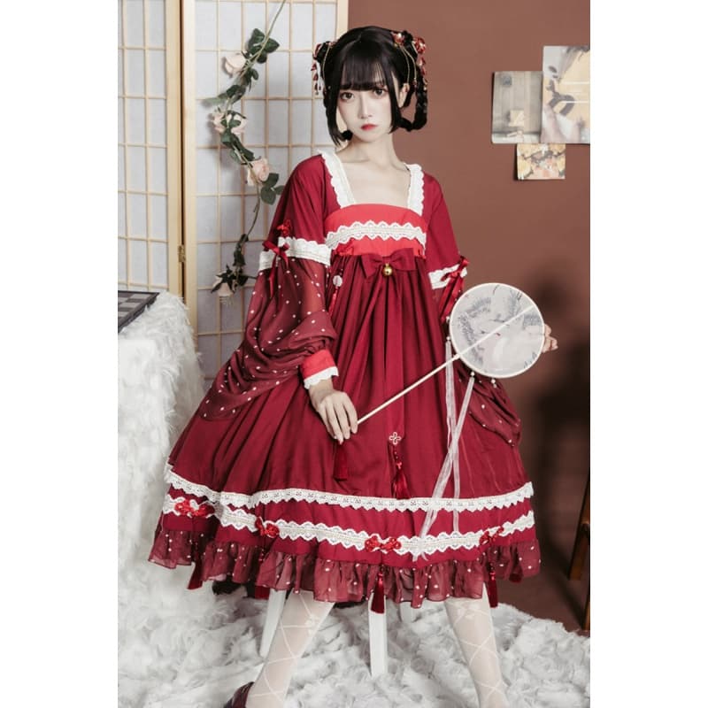 【中華ロリータ】ミルクティーキャットスイートロリータ