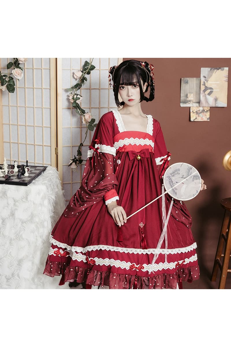 【中華ロリータ】ミルクティーキャットスイートロリータ