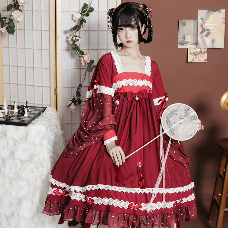 【中華ロリータ】ミルクティーキャットスイートロリータ