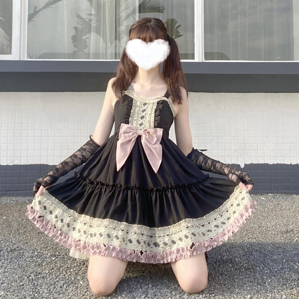 ロリータファッション【ゴスロリ】ブラックベリーケーキロリータ