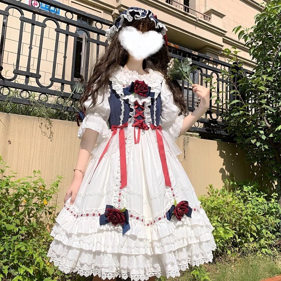 ロリータファッション 【クラシカルロリータ】白雪姫ティーパーティーロリータ
