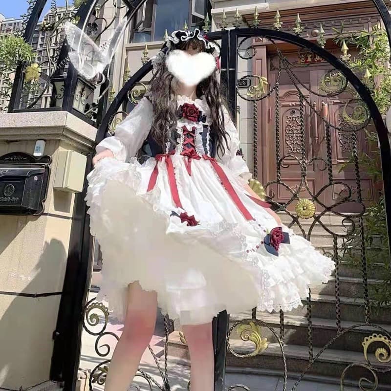 ロリータファッション 【クラシカルロリータ】白雪姫ティーパーティーロリータ
