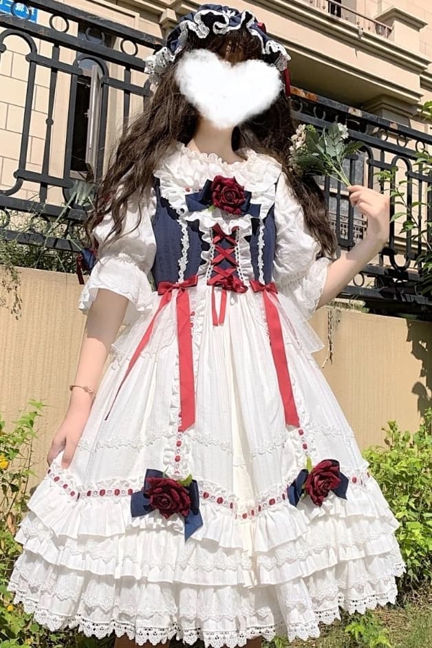ロリータファッション 【クラシカルロリータ】白雪姫ティーパーティーロリータ