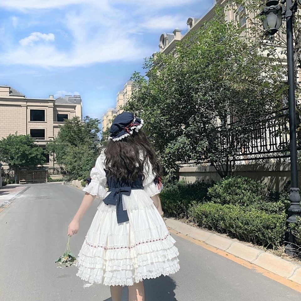 ロリータファッション 【クラシカルロリータ】白雪姫ティーパーティーロリータ