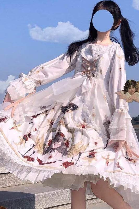 ロリータファッション【甘ロリータ】スポットエレガントopロリータ