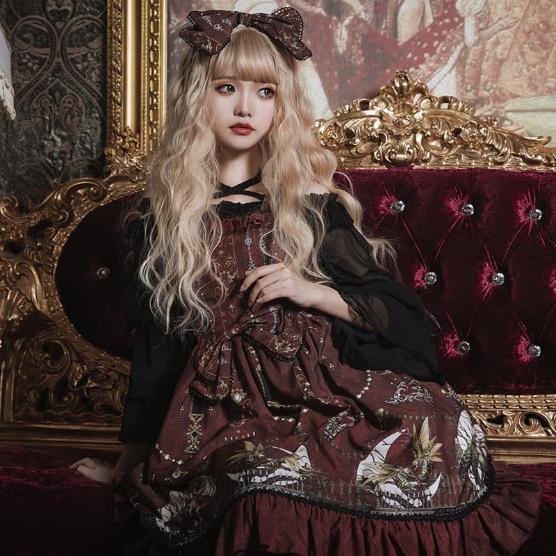 ロリータファッション【ゴスロリ】ライトラグジュアリーロリータ