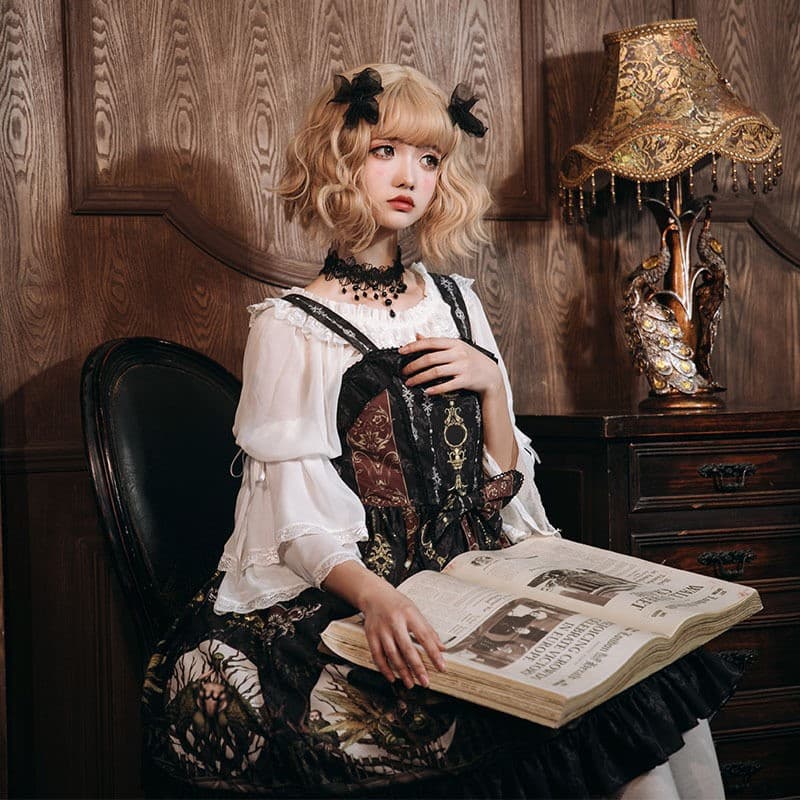 ロリータファッション【ゴスロリ】ライトラグジュアリーロリータ