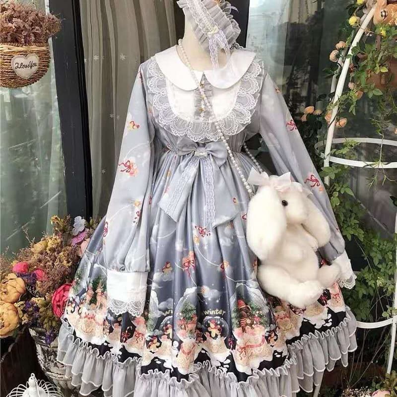 ロリータファッション 【クラシカルロリータ】フェアリープリンセスロリータ
