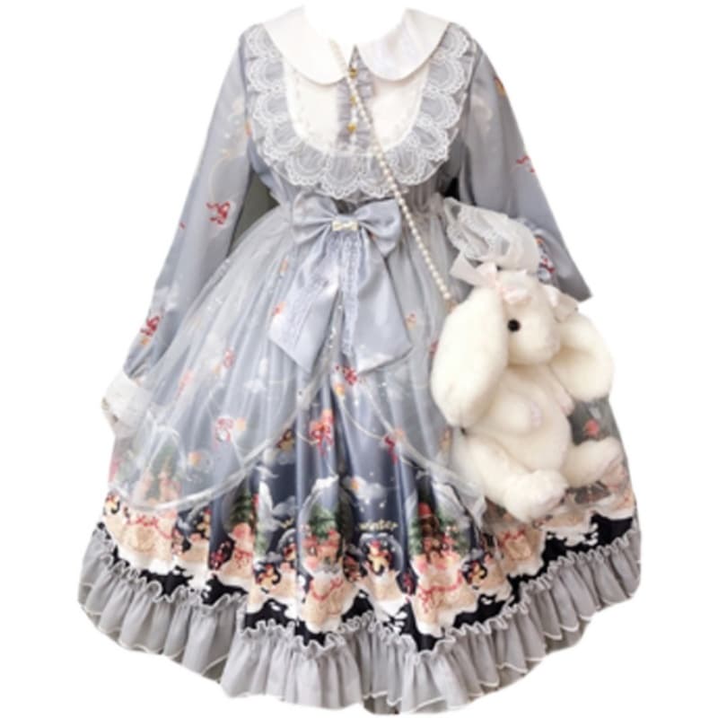 ロリータファッション 【クラシカルロリータ】フェアリープリンセスロリータ