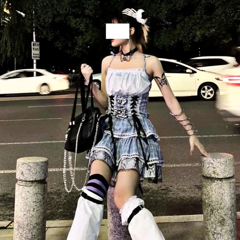 【ゴスロリ】スリングパンク原宿ロリータ