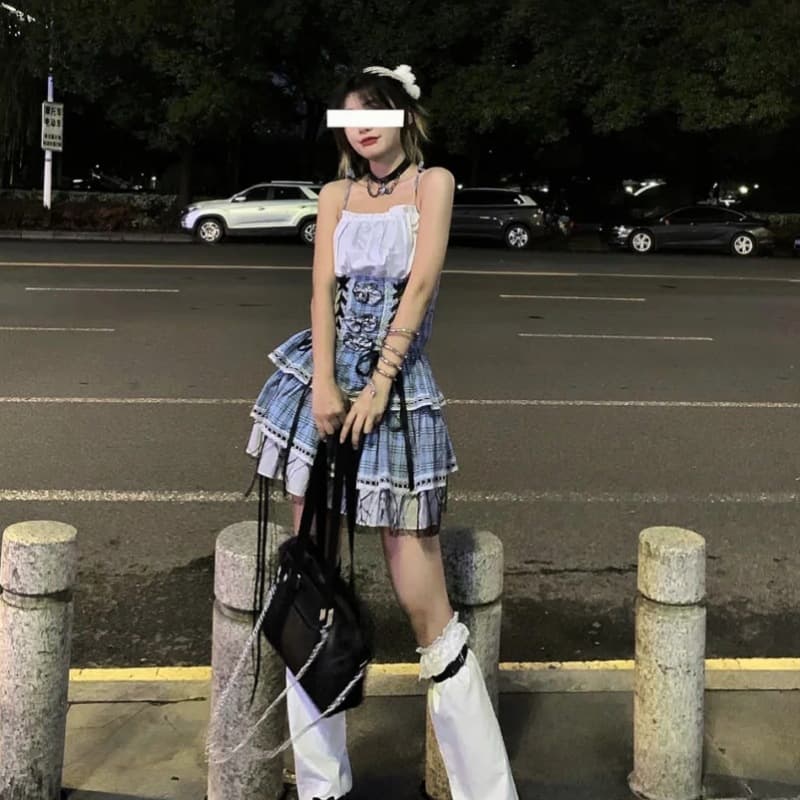 【ゴスロリ】スリングパンク原宿ロリータ