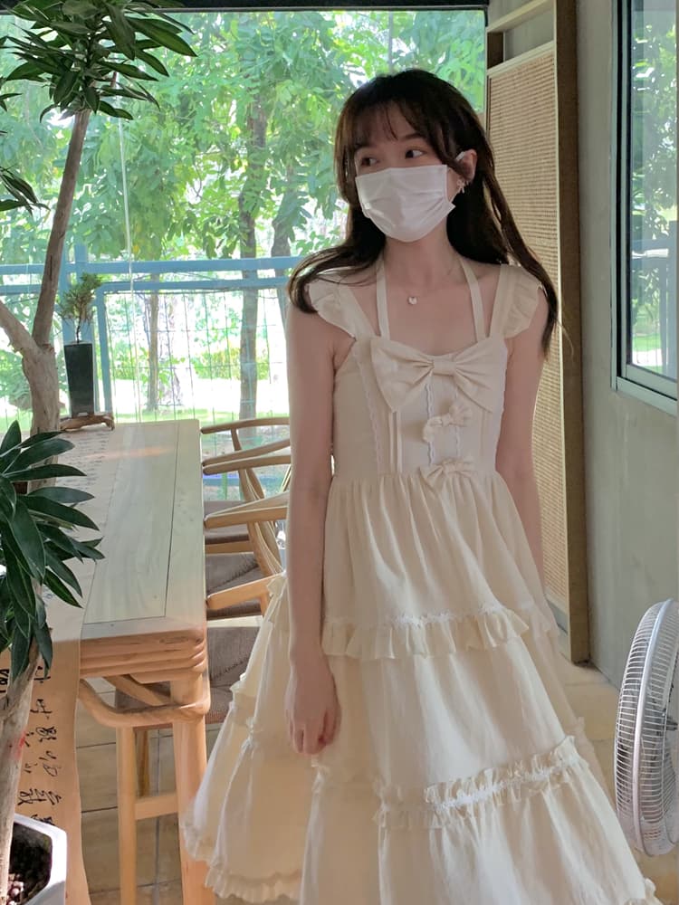 ロリータファッション 【クラシカルロリータ】ボウノットドールスイートロリータ