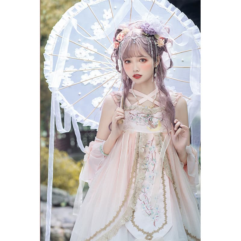 ロリータファッション 【クラシカルロリータ】オリジナルクロスハンギングロリータ