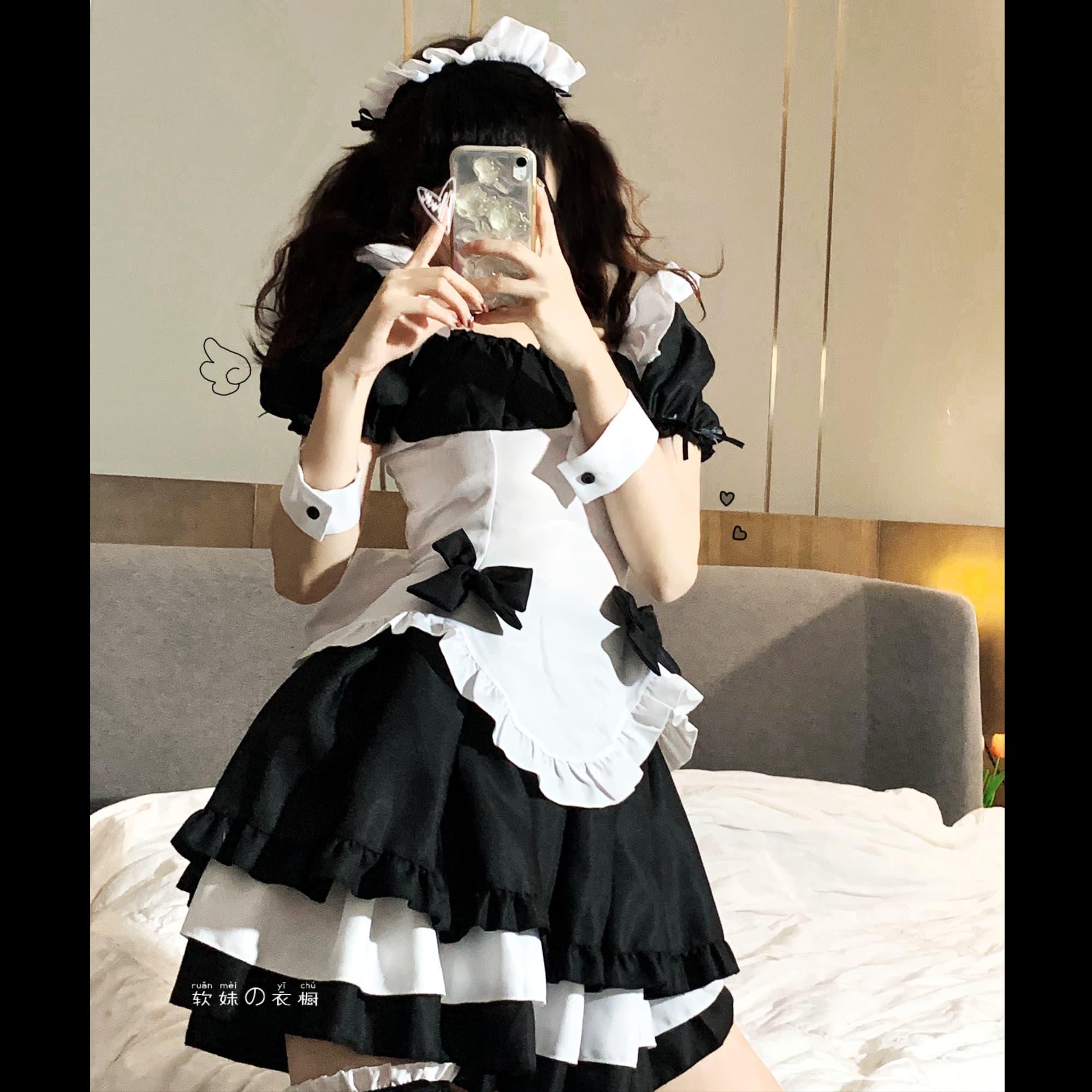 ロリータファッション【ゴスロリ】キュートソフトキャットロリータ