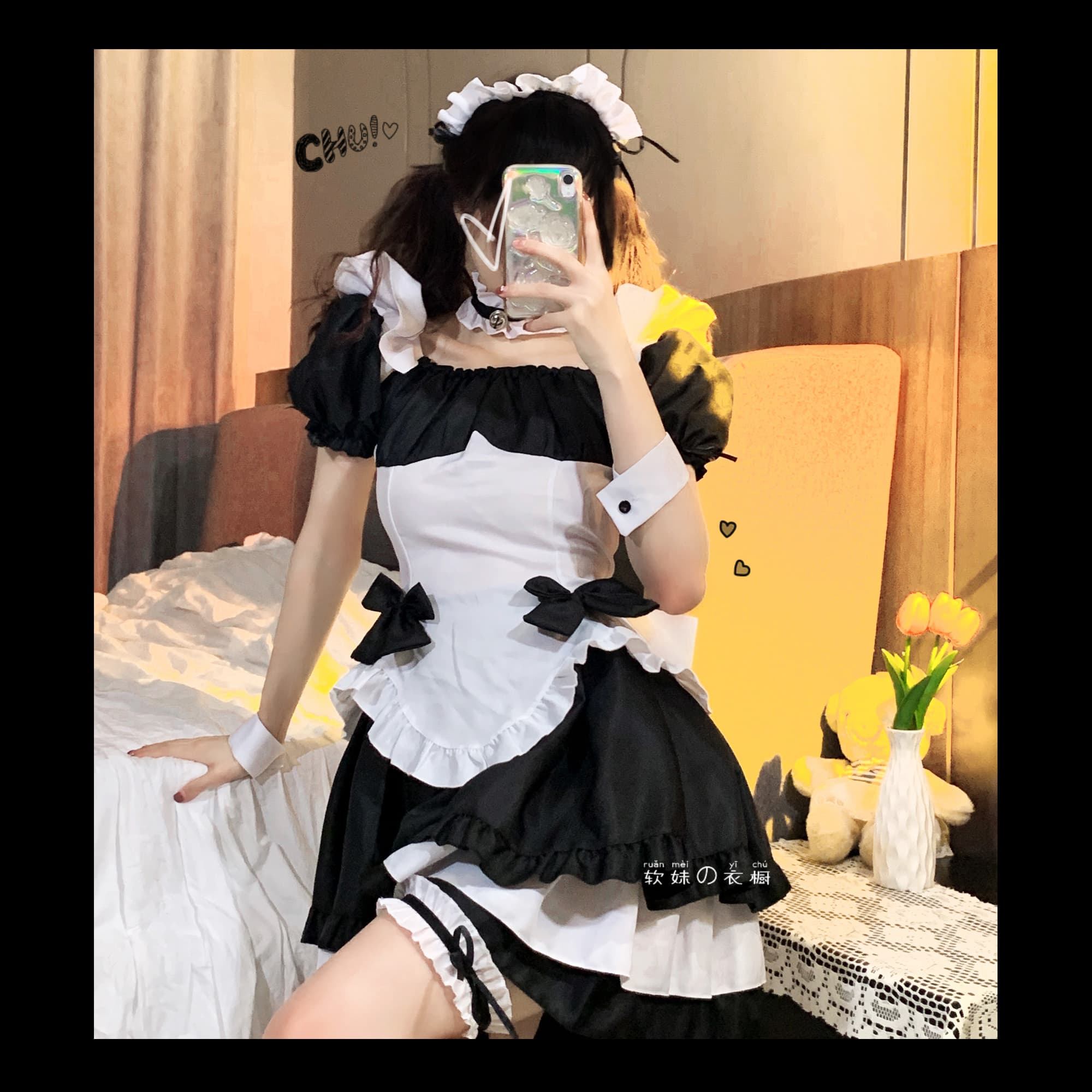 ロリータファッション【ゴスロリ】キュートソフトキャットロリータ