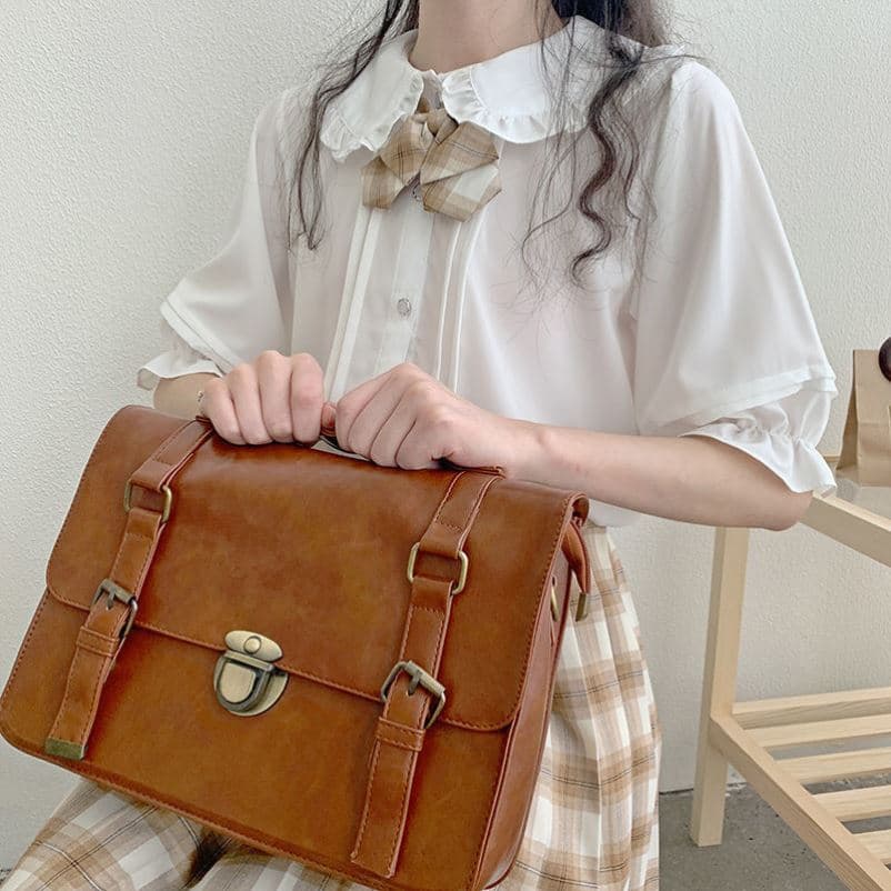 シフォンカビレースロリータ ファッションブラウス