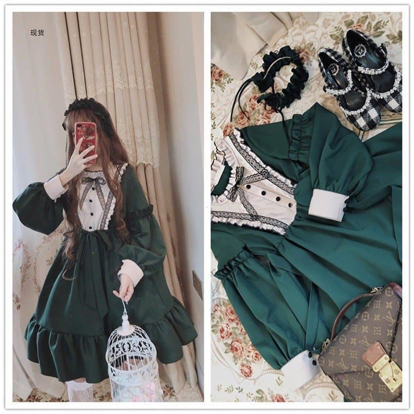 ロリータファッション【ゴスロリ】キャベツプリンセススカート