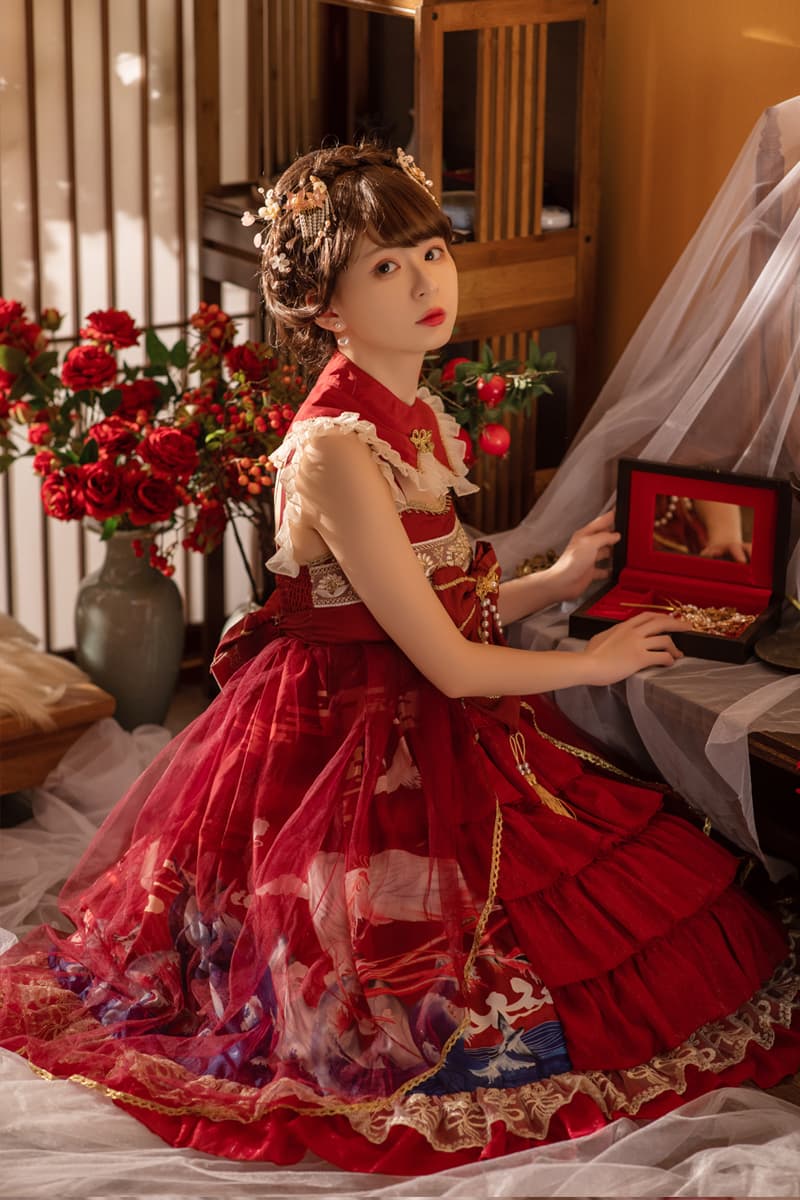 【中華ロリータ】キッズチャイニーズスタイルロリータ