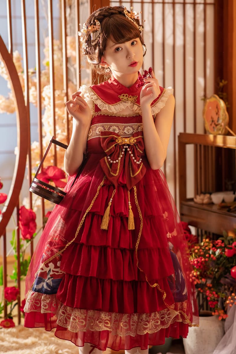 【中華ロリータ】キッズチャイニーズスタイルロリータ