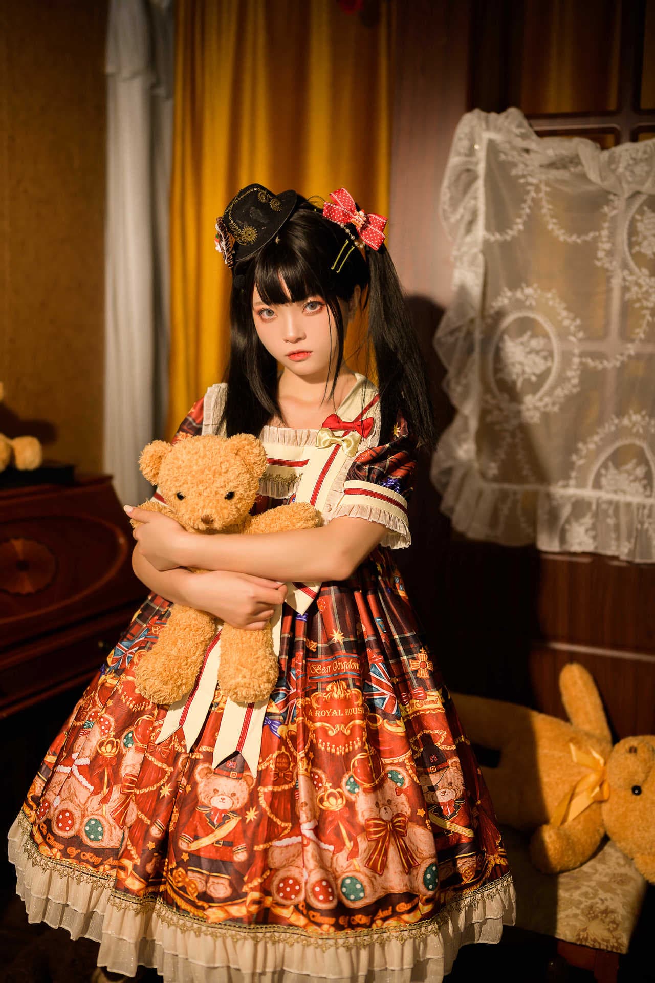 ロリータファッション 【クラシカルロリータ】サマーレトロロリータ