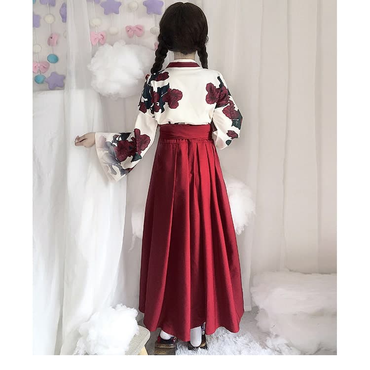 ロリータファッション【和風ロリータ】着物風ワンピース