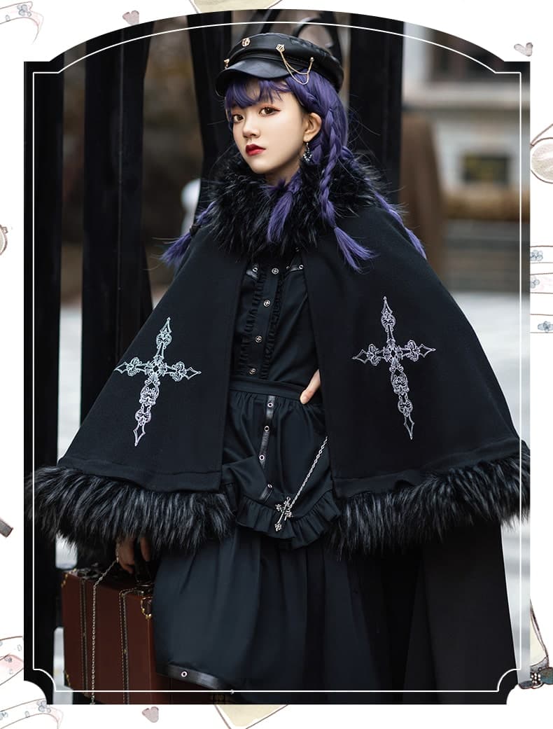 【軍服ロリータ】ブラックレトロミリタリーセット